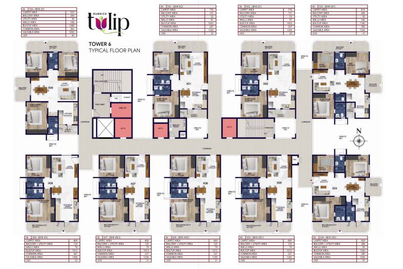 Tower 6 Floor Plan